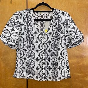 NWT Boden Eyelet Blouse